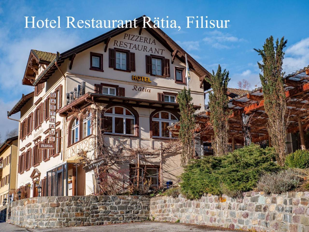 Hotel Restaurant Raetia Філізур Екстер'єр фото